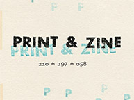 PRINT & ZINE 210＊297＊058 (7/27〜8/2)